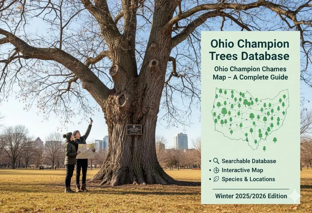 Ohio Champion Trees Database Ohio Champion Trees Map Guide